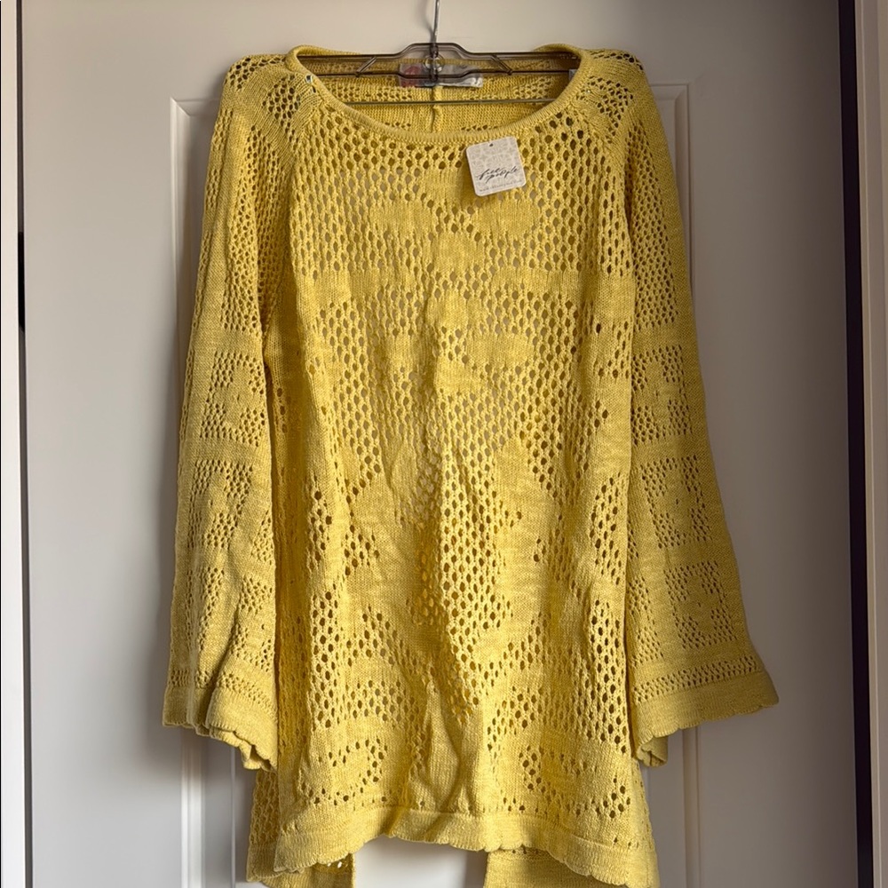 Yellow Knit Sweater